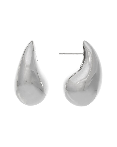 Rivka Friedman Rhodium Plated Earrings In 18k Gold Clad