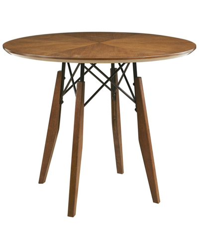 Ink+ivy Clark Round Dining/pub Table In Brown