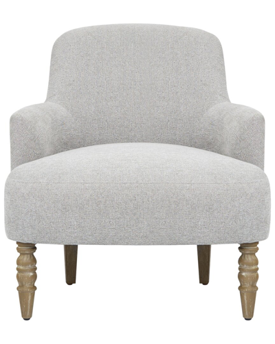 Martha Stewart Jada Upholstered Accent Chair In Grey