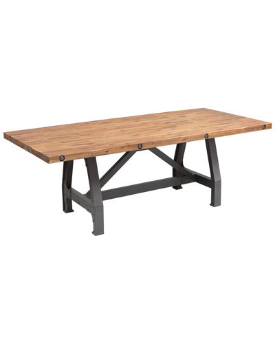 Ink+ivy Lancaster Rectangle Dining Table In Brown