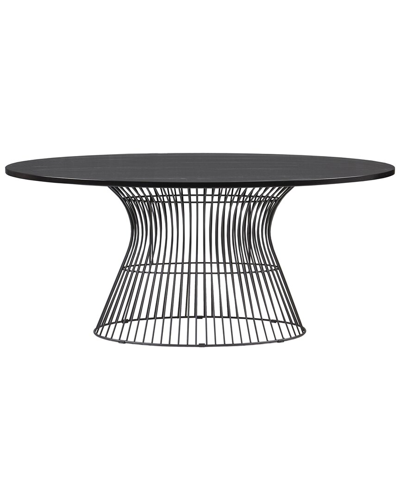 Ink+ivy Mercer Oval Dining Table In Black