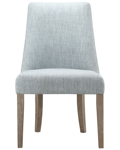 Martha Stewart Set Of 2 Winfield Upholstered Dining Chair In Blue