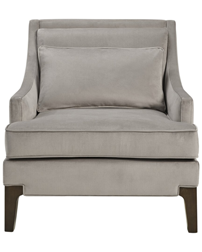 Martha Stewart Anna Arm Accent Chair In Grey