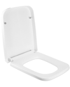 FRESH FAB FINDS FRESH FAB FINDS SQUARE TOILET SEAT WITH GRIP-TIGHT SEAT BUMPERS