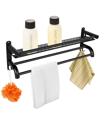 Fresh Fab Finds 2-tier Wall Mounted Towel Rack