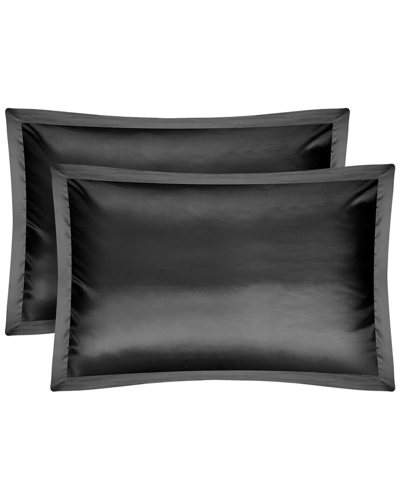 Fresh Fab Finds Set Of 2 Silky Satin Hypoallergenic Pillowcases