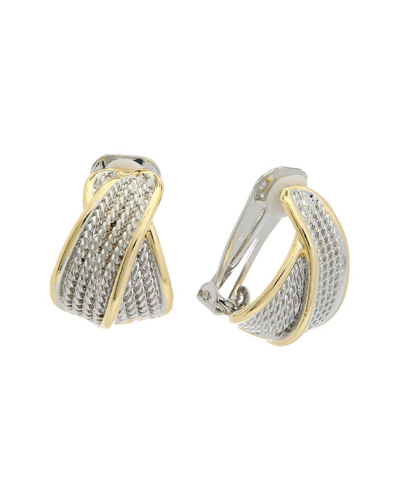 Juvell 18k Plated Clip-on Earrings In Gold