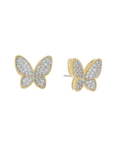 Juvell 18k Plated Diamond Cz Studs