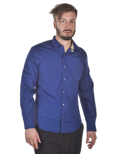 Burberry Shirt In Blue