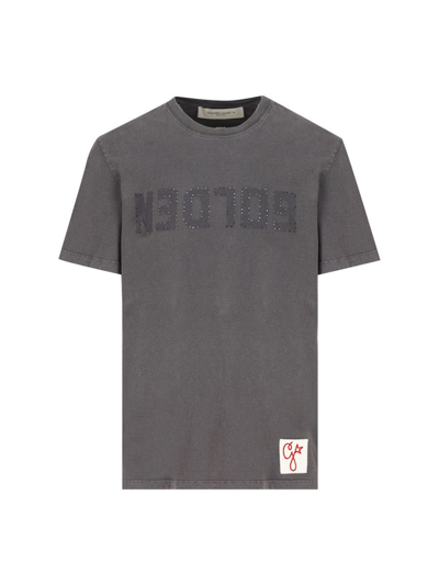 Golden Goose T-shirts And Polos In Grigio Antracite