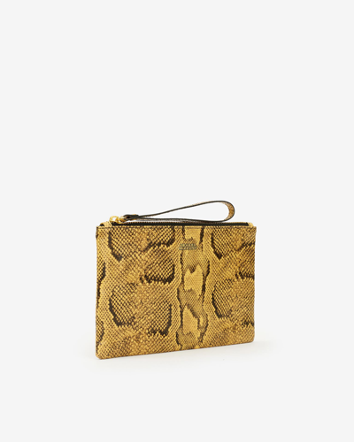 Isabel Marant Mino Small Pouch In Brown