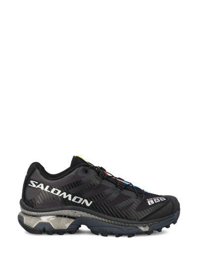 Salomon Trainers In Black/ebony/silver Metallic X