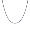 Aurate New York Lab Grown Blue Sapphire Tennis Necklace In Yellow