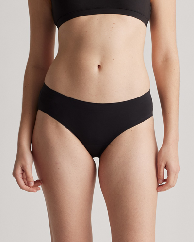 Quince Women's Invisible Bonded Bikini In Black