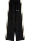 Palm Angels Blackwhite Classic Logo Track Joggers In Black