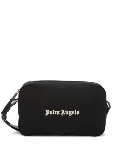 Palm Angels Logo Camera Bag In Black
