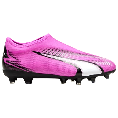 Puma Kids' Boys  Ultra Match Ll Fg/ag Junior In  Black/poison Pink/ White