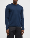 Rag & Bone Harvey Waffle-knit Cotton-blend Cardigan In Blue