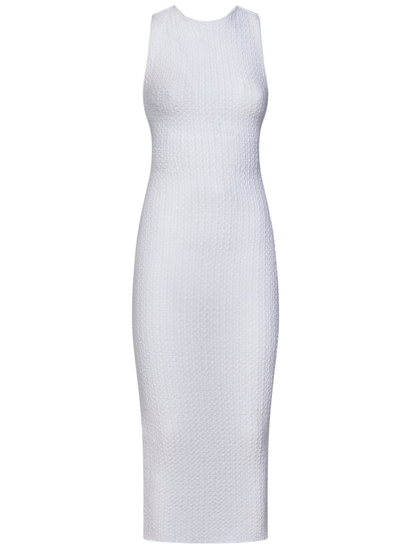 Antonino Valenti ribbed-panel long-sleeve dress - Pink