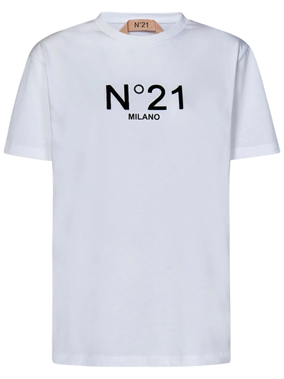 N°21 T-shirt  In Bianco