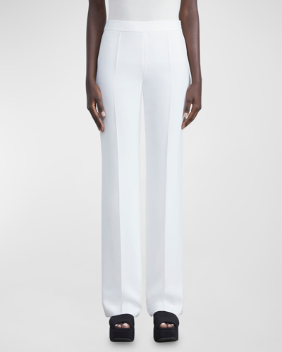 Lafayette 148 Gates Side Zip Trousers In Cloud