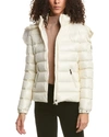 Moncler White Badyf Down Jacket In White