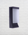 Ellington/litex Vault 1-light Led Outdoor Wall Mount, 15" In Midnight