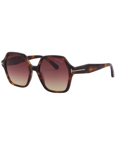 Tom Ford Women's Romy 56mm Sunglasses In Brown