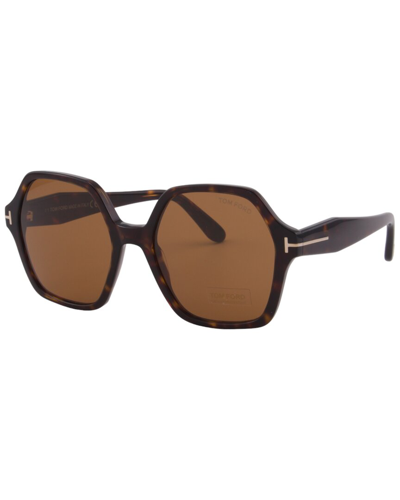 Tom Ford Women's Romy 56mm Sunglasses In Brown