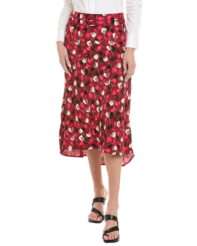 Cabi Corsage Skirt In Red
