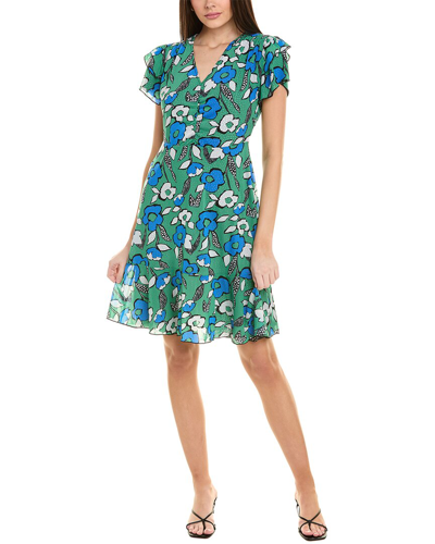 Cabi Celebrate Mini Dress In Green