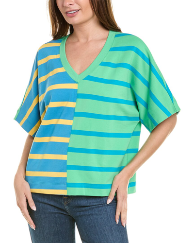 The Cabana Scalloped Top in Red