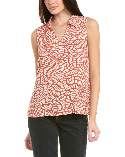 Cabi Twirl Top In Red