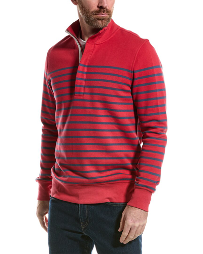 Brooks Brothers Mariner 1/2-zip Pullover In Red
