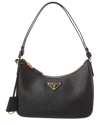 PRADA PRADA LOGO MINI SAFFIANO LEATHER SHOULDER BAG