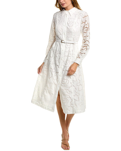 Toccin Ivy Shirtdress In White