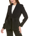 BROOKS BROTHERS BROOKS BROTHERS CREPE BELTED CAVIAR BLAZER