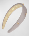 L ERICKSON GRACIE BEADED SATIN HEADBAND