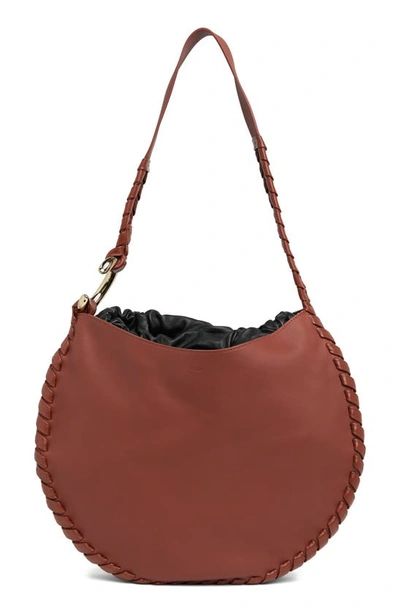 Chloé Mate Large Shoulder Bag In Brown