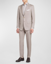 KITON MEN'S SOLID LYOCELL SUIT