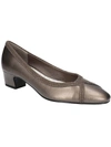 EASY STREET MYRTLE WOMENS FAUX LEATHER COMFORT INSOLE PUMPS