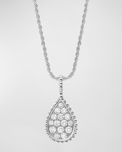 Boucheron Serpent Boheme White Gold Diamond Pendant Necklace