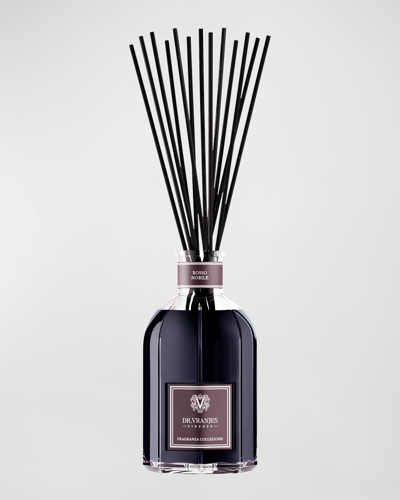 Dr Vranjes Firenze 85 Oz. Rosso Nobile Vase Glass Bottle Collection Fragrance In Black