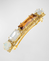 L ERICKSON CASPIO CRYSTAL FRENCH BARRETTE