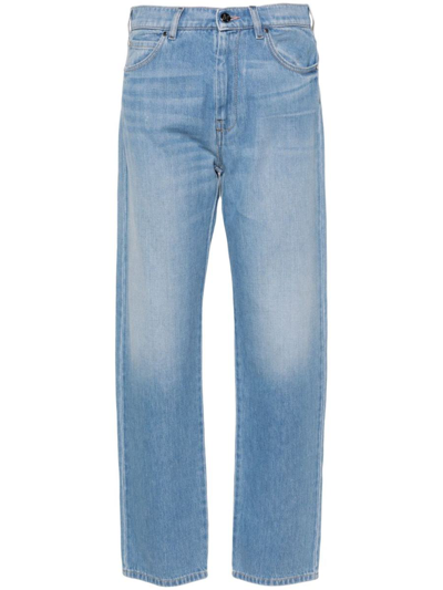 Max Mara Straight-leg Jeans In Grey