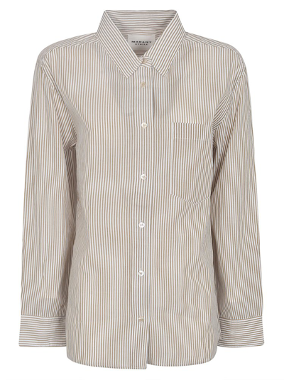 Isabel Marant Étoile Esola Striped Buttoned Shirt In Multi