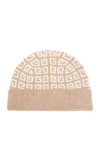 GIVENCHY GIVENCHY 4G MONOGRAMMED KNIT BEANIE