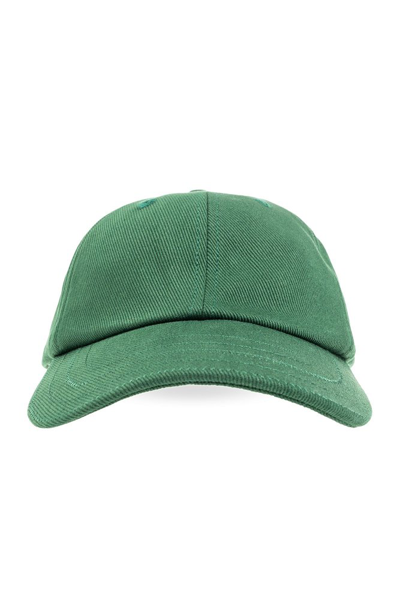 Jacquemus Logo Embroidered Baseball Cap In Green