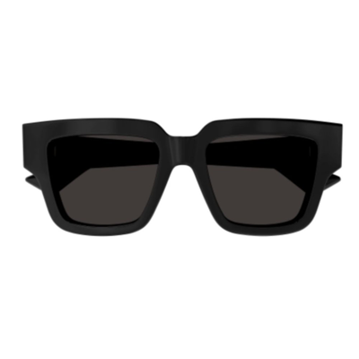 Bottega Veneta Eyewear Rectangle Frame Sunglasses In Black