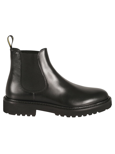 Doucal's Deco Chelsea Boots In Black